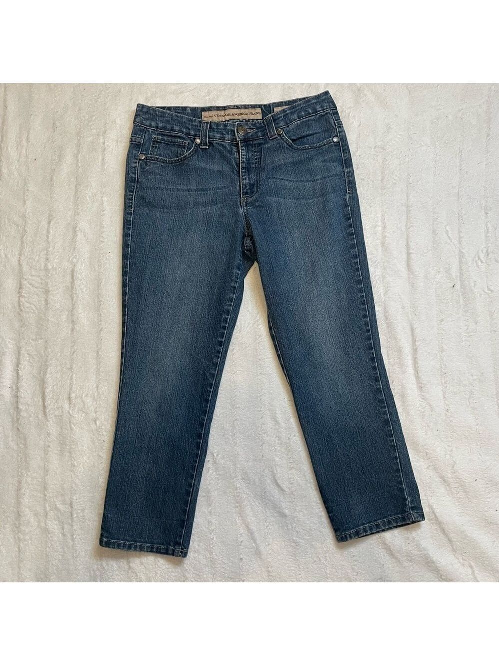 Nine West Vintage American Jean's Size 6 Crop classic rise